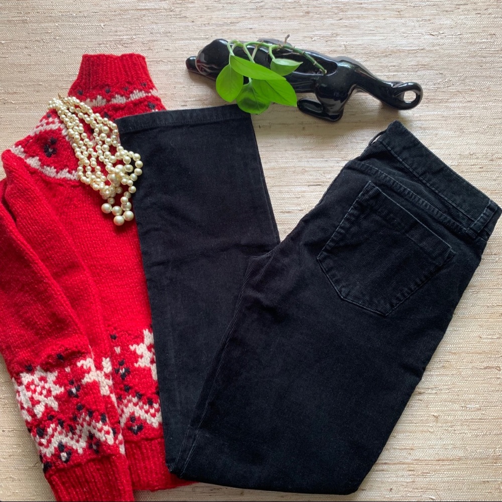 J.Crew Black City Fit Corduroy Pant